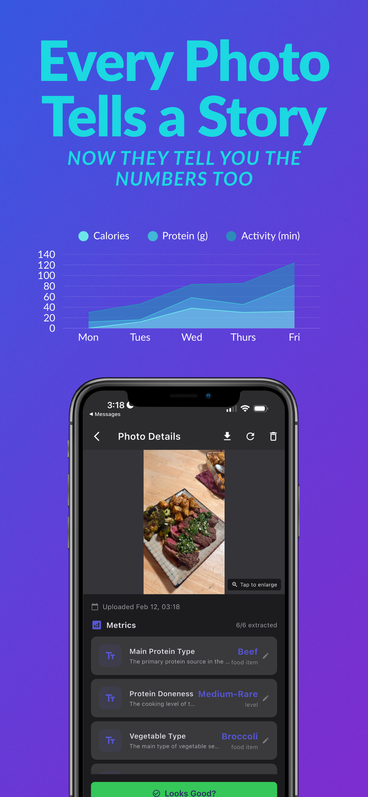 Every Photo Tells a Story - PhotoMetrics App Store Screenshot